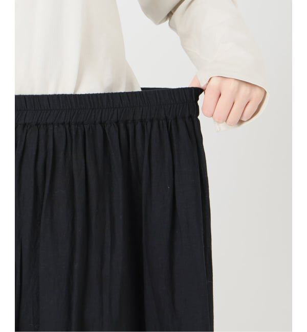 SLOBE IENA「《WEB限定/追加予約》コットンボイルケミカルレーススカート」|スカート|