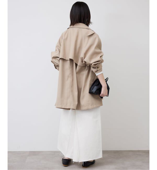 SLOBE IENA「《予約》LE DENIM BOXY TUCK デニムスカート」|スカート|