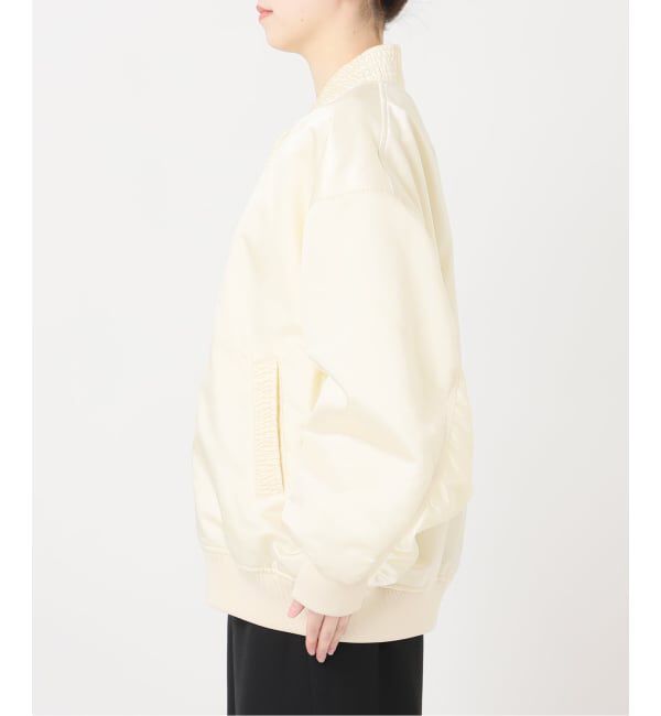 IENA LA BOUCLE「《予約》IENA LA BOUCLE LIMONTAナイロンワイドフォルムMA-1」|ブルゾン・スタジャン|