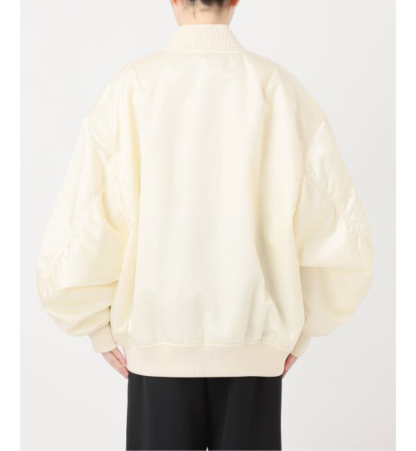 IENA LA BOUCLE「《予約》IENA LA BOUCLE LIMONTAナイロンワイドフォルムMA-1」|ブルゾン・スタジャン|