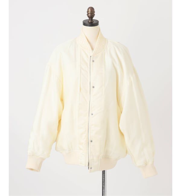 IENA LA BOUCLE「《予約》IENA LA BOUCLE LIMONTAナイロンワイドフォルムMA-1」|ブルゾン・スタジャン|