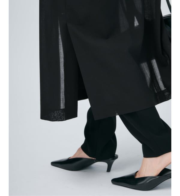 VERMEIL par iena「《予約》Room no.8 BLACK ルームエイト ブラック シアードレス BR8O-248-5501」|ワンピース|