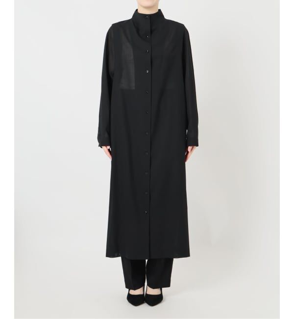 VERMEIL par iena「《予約》Room no.8 BLACK ルームエイト ブラック シアードレス BR8O-248-5501」|ワンピース|