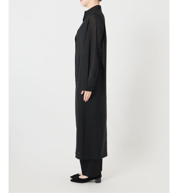 VERMEIL par iena「《予約》Room no.8 BLACK ルームエイト ブラック シアードレス BR8O-248-5501」|ワンピース|