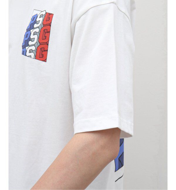 Paris Saint-Germain「【Paris Saint-Germain】ウィンドウロゴプリント Tシャツ」|Tシャツ・カットソー|