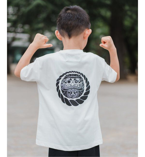 Paris Saint-Germain「【Paris Saint-Germain&times;Makoto Yamaki】DARUMA プリントTシャツ　※キッズサイズ」|Tシャツ・カットソー|