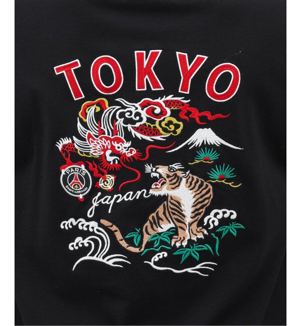 Paris Saint-Germain「【Paris Saint-Germain】刺しゅう ロングスリーブTシャツ 龍虎」|Tシャツ・カットソー|