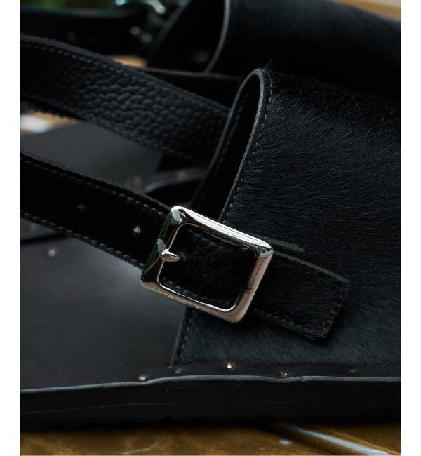 EDIFICE「JUTTA NEUMANN (ユッタ ニューマン)  for BOUCLE SAM w BS ハラコ」|サンダル|