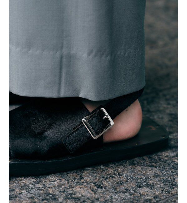 EDIFICE「JUTTA NEUMANN (ユッタ ニューマン)  for BOUCLE SAM w BS ハラコ」|サンダル|