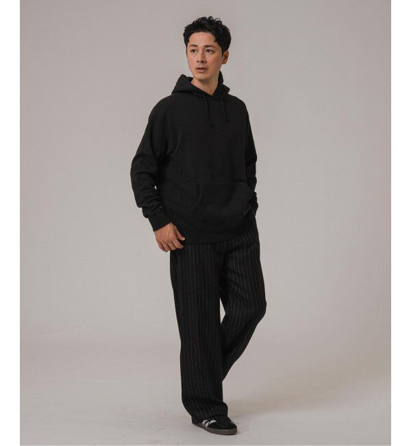 EDIFICE「WEB限定 LOOPWHEELER for LOWERCASE ライトツリウラケ ルーズフィット フーディー」|パーカー|