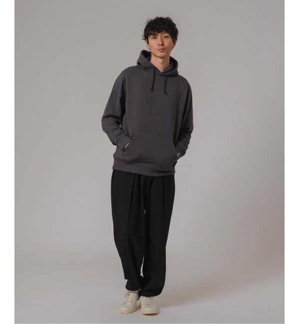 EDIFICE「WEB限定 LOOPWHEELER for LOWERCASE ライトツリウラケ ルーズフィット フーディー」|パーカー|