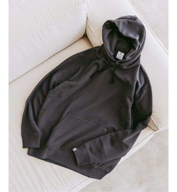EDIFICE「WEB限定 LOOPWHEELER for LOWERCASE ライトツリウラケ ルーズフィット フーディー」|パーカー|