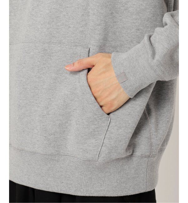 EDIFICE「WEB限定 LOOPWHEELER for LOWERCASE ライトツリウラケ ルーズフィット フーディー」|パーカー|