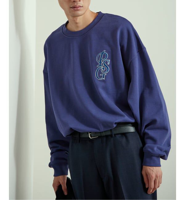 Paris Saint-Germain「PSG JP ITALIC LOGO SWEAT」|スウェット・ジャージ|ネイビー