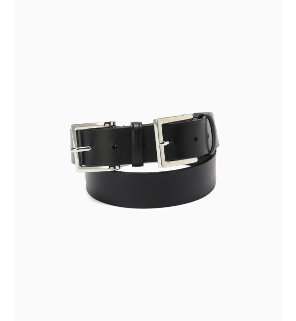 PULP「【Geek Office / ギークオフィス】LCDC ダブル バックル レザー ベルト」|ベルト|ブラック
