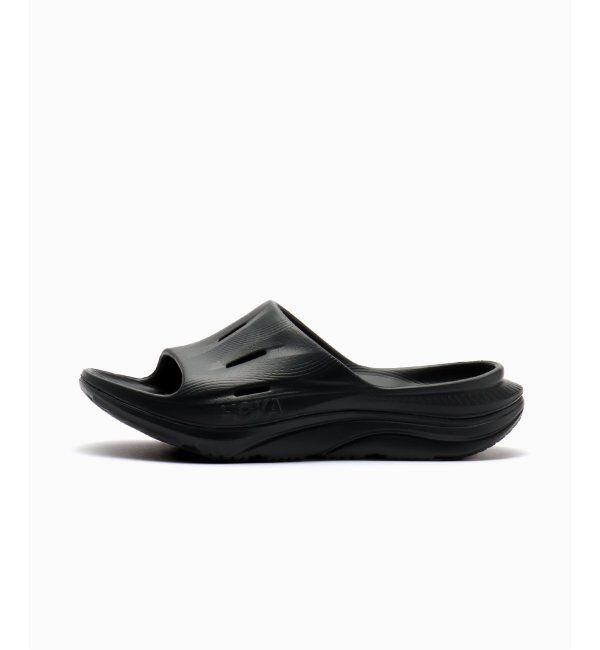 EDIFICE「HOKA(ホカ) ORA RECOVERY SLIDE3」|サンダル|ブラック