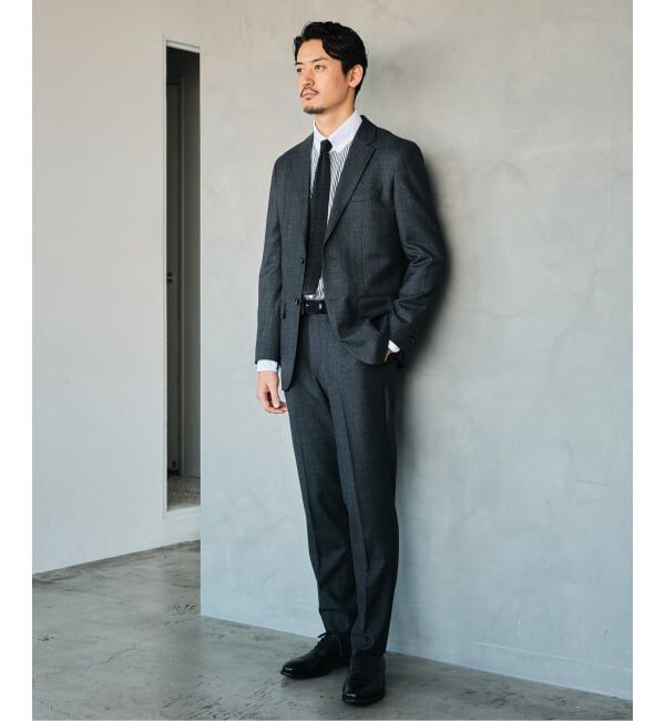 EDIFICE「SUPER 120&rsquo;s ウールサキソニー 2ボタン ジャケット【セットアップ着用可能】」|テーラードジャケット|