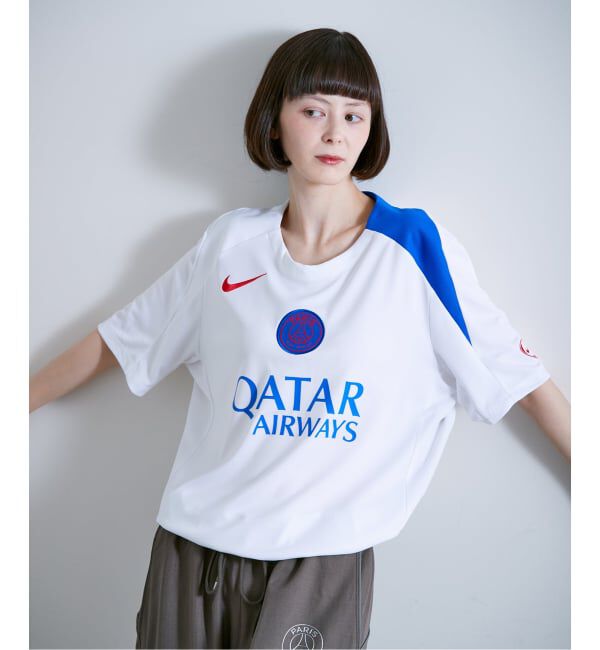 Paris Saint-Germain「【NIKE / ナイキ】PSG M NK DF STRK SS TOP K 3R HM3345- 101」|Tシャツ・カットソー|ホワイト