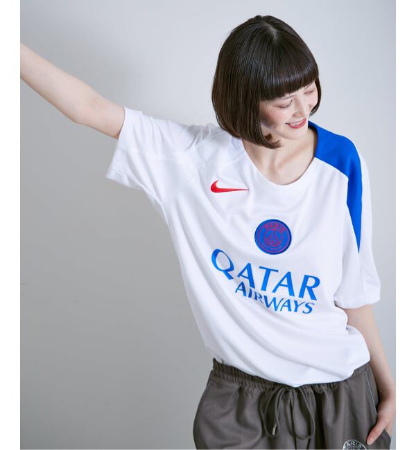 Paris Saint-Germain「【NIKE / ナイキ】PSG M NK DF STRK SS TOP K 3R HM3345- 101」|Tシャツ・カットソー|
