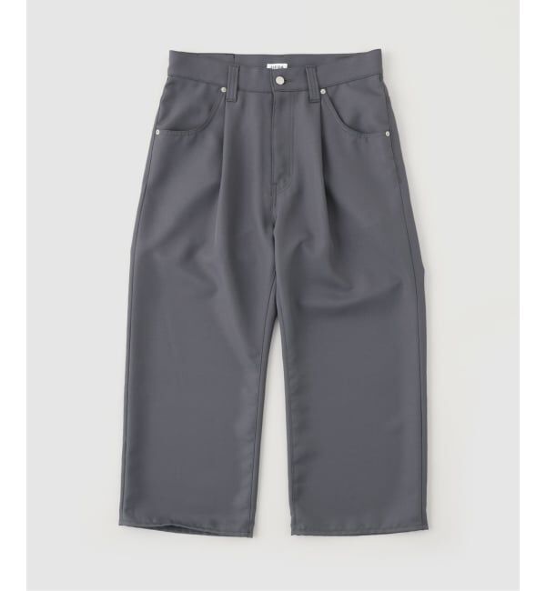 PULP「JIEDA / ジエダ WIDE ONE TUCK STRAIGHT PANTS」|スラックス|グレーA