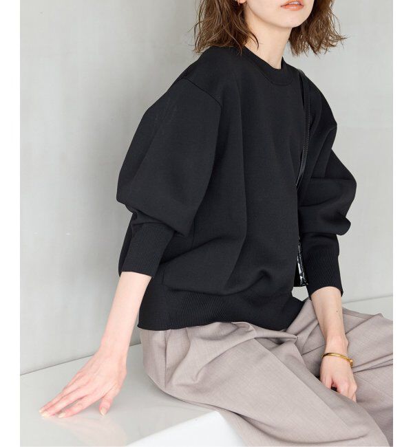 JOURNAL STANDARD「《追加》ウォッシャブルバナナスリーブプルオーバー」|ニット・セーター|ブラック