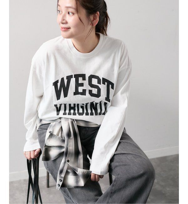 JOURNAL STANDARD「ラウンドヘムロンT」|Tシャツ・カットソー|ホワイト