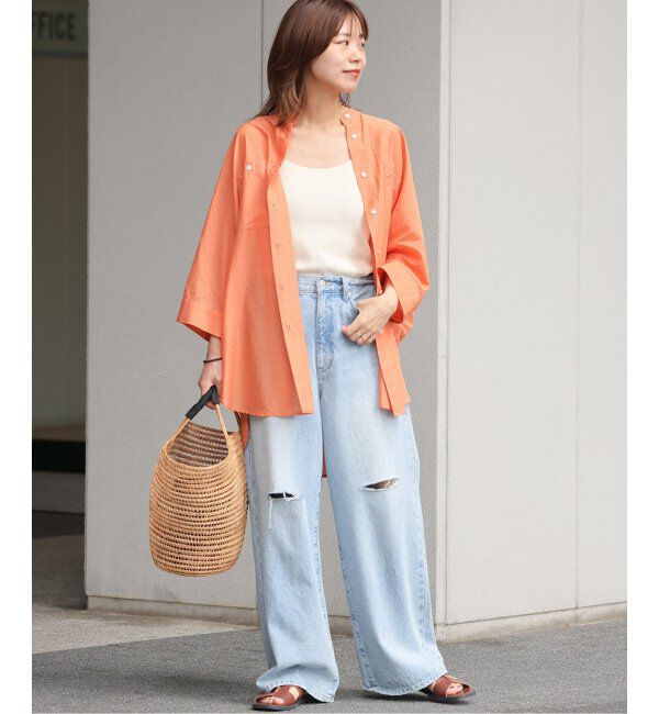 JOURNAL STANDARD relume「《追加2》コットンボイルドルマンスリーブシャツ」|シャツ・ブラウス|