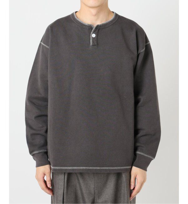 JOURNAL STANDARD「OEジャカード ピグメントヘンリーネック」|Tシャツ・カットソー|