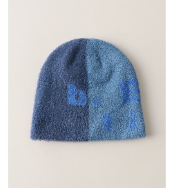 Oriens JOURNAL STANDARD「【b.Eautiful/ビューティフル】 Split Mohair Beanie C010- BN-002」|ニット帽|ネイビー