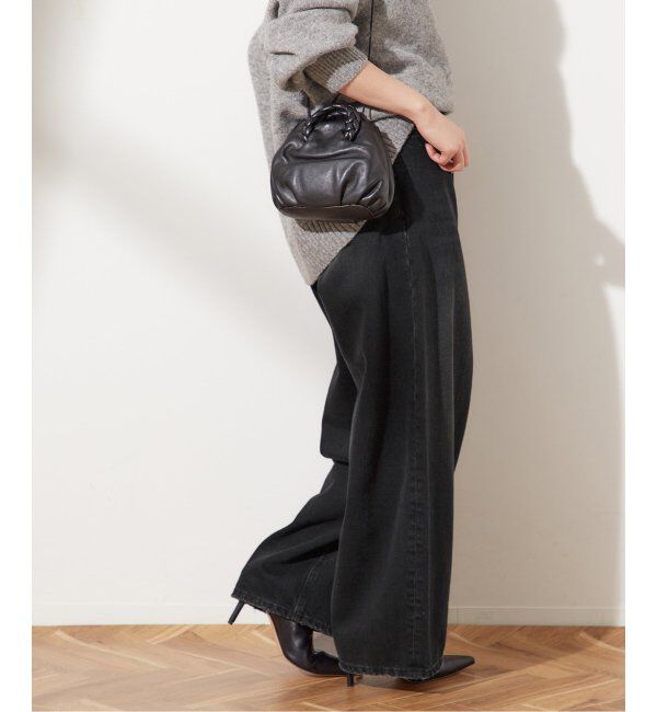 journal standard L'essage「《追加》【HAIKURE/ハイクル】BETHEANY ASIAN FIT MID BLACK：デニム」|デニム|