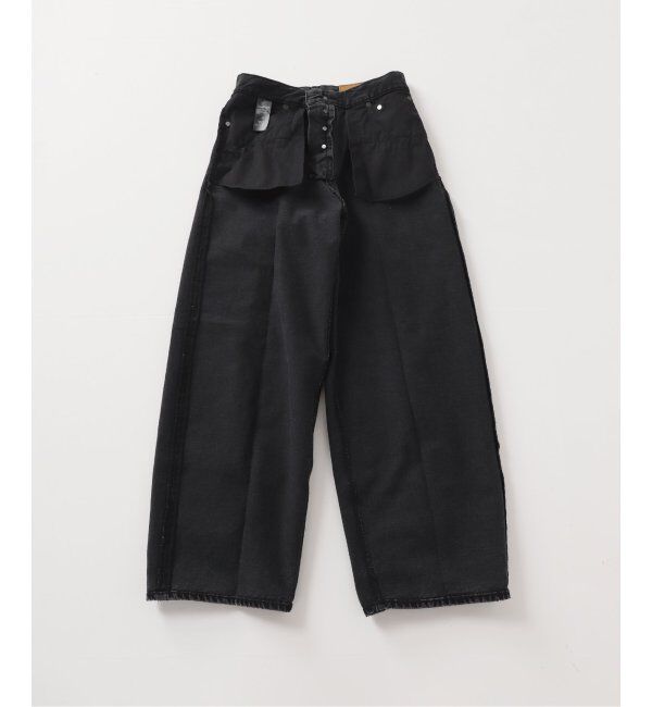 journal standard L'essage「《追加》【HAIKURE/ハイクル】BETHEANY ASIAN FIT MID BLACK：デニム」|デニム|