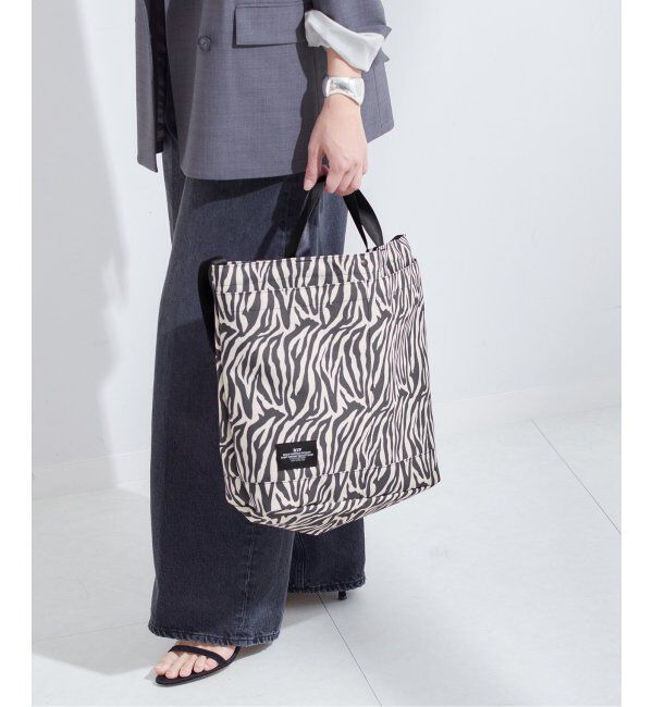 journal standard L'essage「【BAGS IN PROGRESS】NEW YORK TOTE MEDIUM ：トートバッグ」|トートバッグ|ブラック A