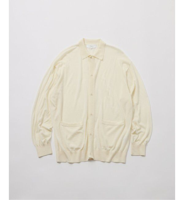 JOURNAL STANDARD「【FOLL / フォル】washable wool knit shirt」|ニット・セーター|ホワイト