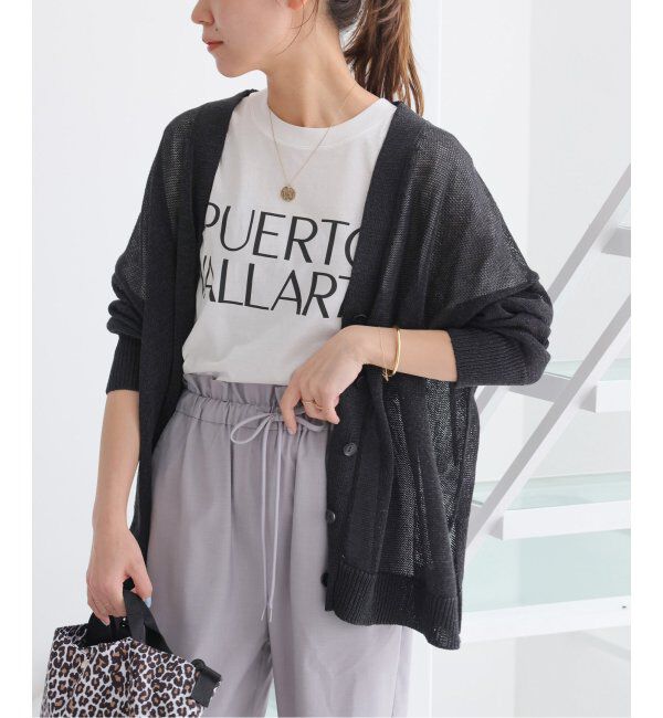 JOURNAL STANDARD relume「《追加》PEリネンルーズVカーディガン」|カーディガン|