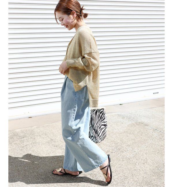 JOURNAL STANDARD relume「《追加》PEリネンルーズVカーディガン」|カーディガン|