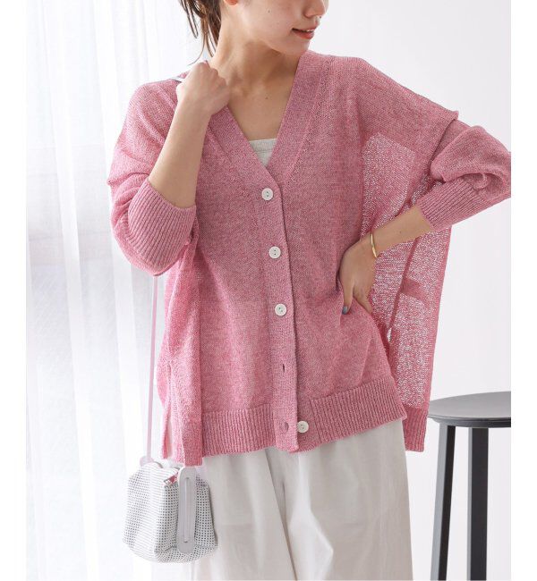 JOURNAL STANDARD relume「《追加》PEリネンルーズVカーディガン」|カーディガン|