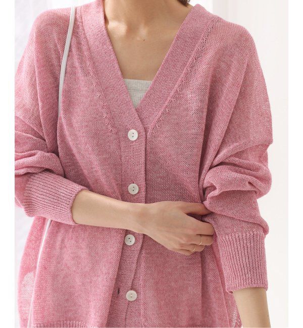 JOURNAL STANDARD relume「《追加》PEリネンルーズVカーディガン」|カーディガン|