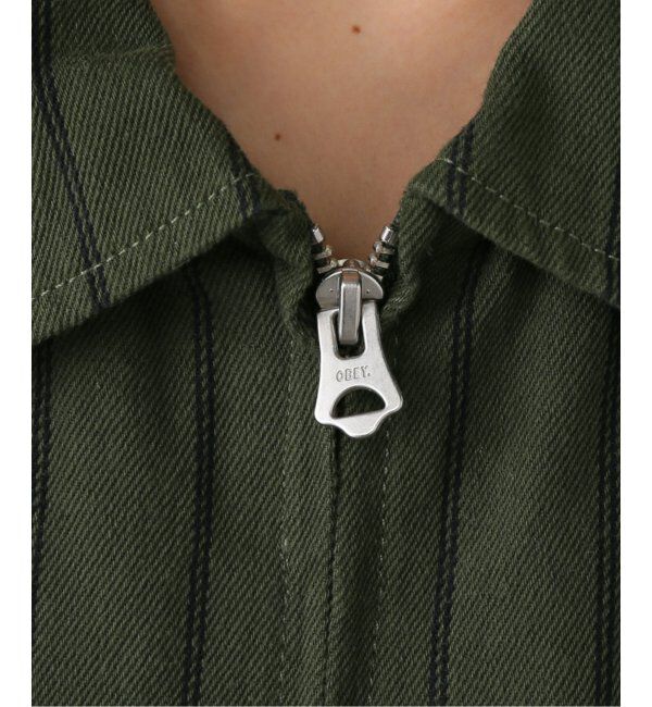 Oriens JOURNAL STANDARD「【OBEY / オベイ】 STRIPE ZIP UP 121800590-25P」|その他|