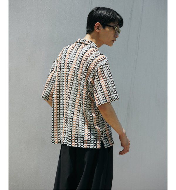 JOURNAL STANDARD「アブストラクト レース 半袖 シャツ」|シャツ・ブラウス|
