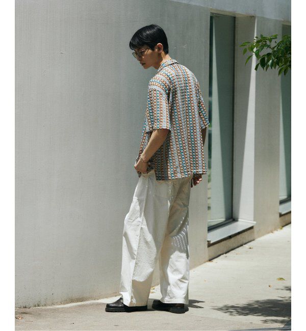 JOURNAL STANDARD「アブストラクト レース 半袖 シャツ」|シャツ・ブラウス|