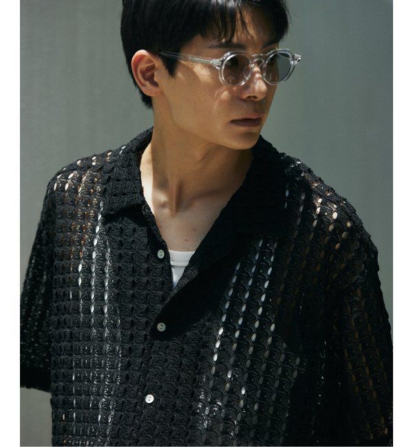 JOURNAL STANDARD「アブストラクト レース 半袖 シャツ」|シャツ・ブラウス|