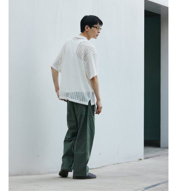 JOURNAL STANDARD「アブストラクト レース 半袖 シャツ」|シャツ・ブラウス|