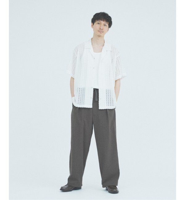 JOURNAL STANDARD「アブストラクト レース 半袖 シャツ」|シャツ・ブラウス|