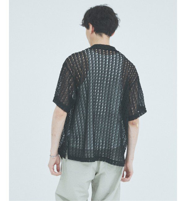 JOURNAL STANDARD「アブストラクト レース 半袖 シャツ」|シャツ・ブラウス|