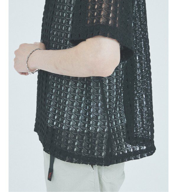 JOURNAL STANDARD「アブストラクト レース 半袖 シャツ」|シャツ・ブラウス|