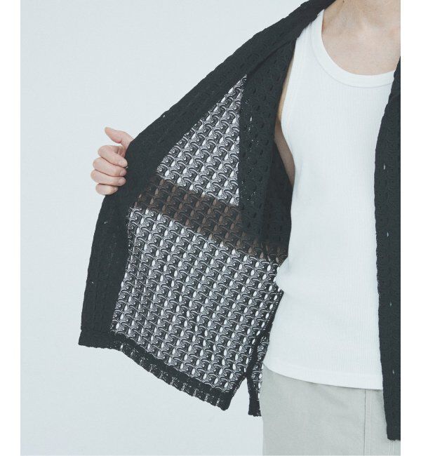 JOURNAL STANDARD「アブストラクト レース 半袖 シャツ」|シャツ・ブラウス|