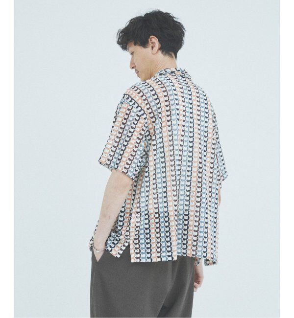 JOURNAL STANDARD「アブストラクト レース 半袖 シャツ」|シャツ・ブラウス|