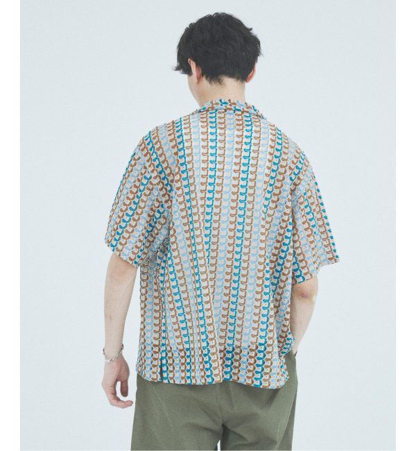 JOURNAL STANDARD「アブストラクト レース 半袖 シャツ」|シャツ・ブラウス|