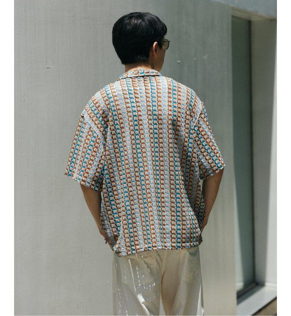 JOURNAL STANDARD「アブストラクト レース 半袖 シャツ」|シャツ・ブラウス|