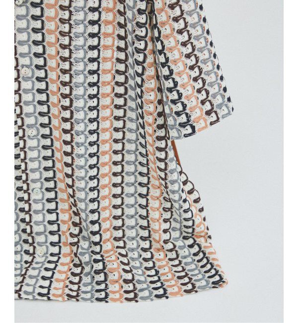 JOURNAL STANDARD「アブストラクト レース 半袖 シャツ」|シャツ・ブラウス|